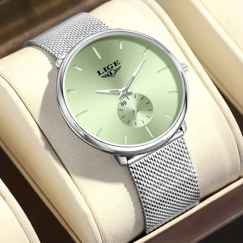 LIGE Women'S & Men'S Quartz Watch - Image 2