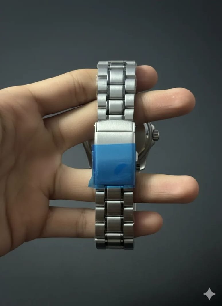 Rolex Elegant Blue Dial Luxury Men’s Watch - Image 3